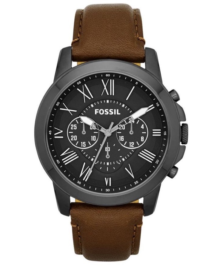 Fashion Fossil Reloj Cronógrafo para Hombre de Cuarzo con Correa en Acero Inoxidable