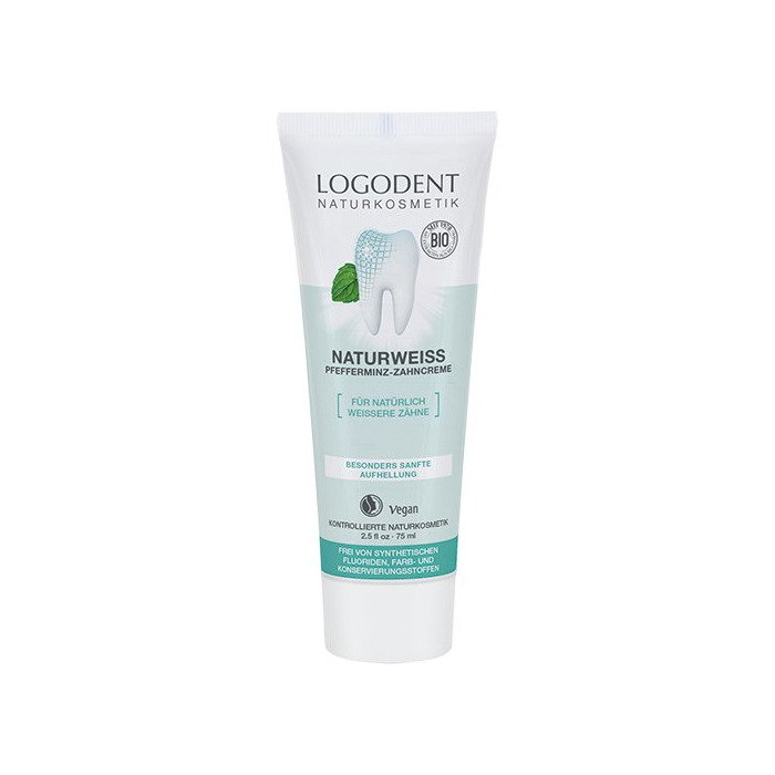 Product Logona Logodent Natural White Peppermint Toothpaste