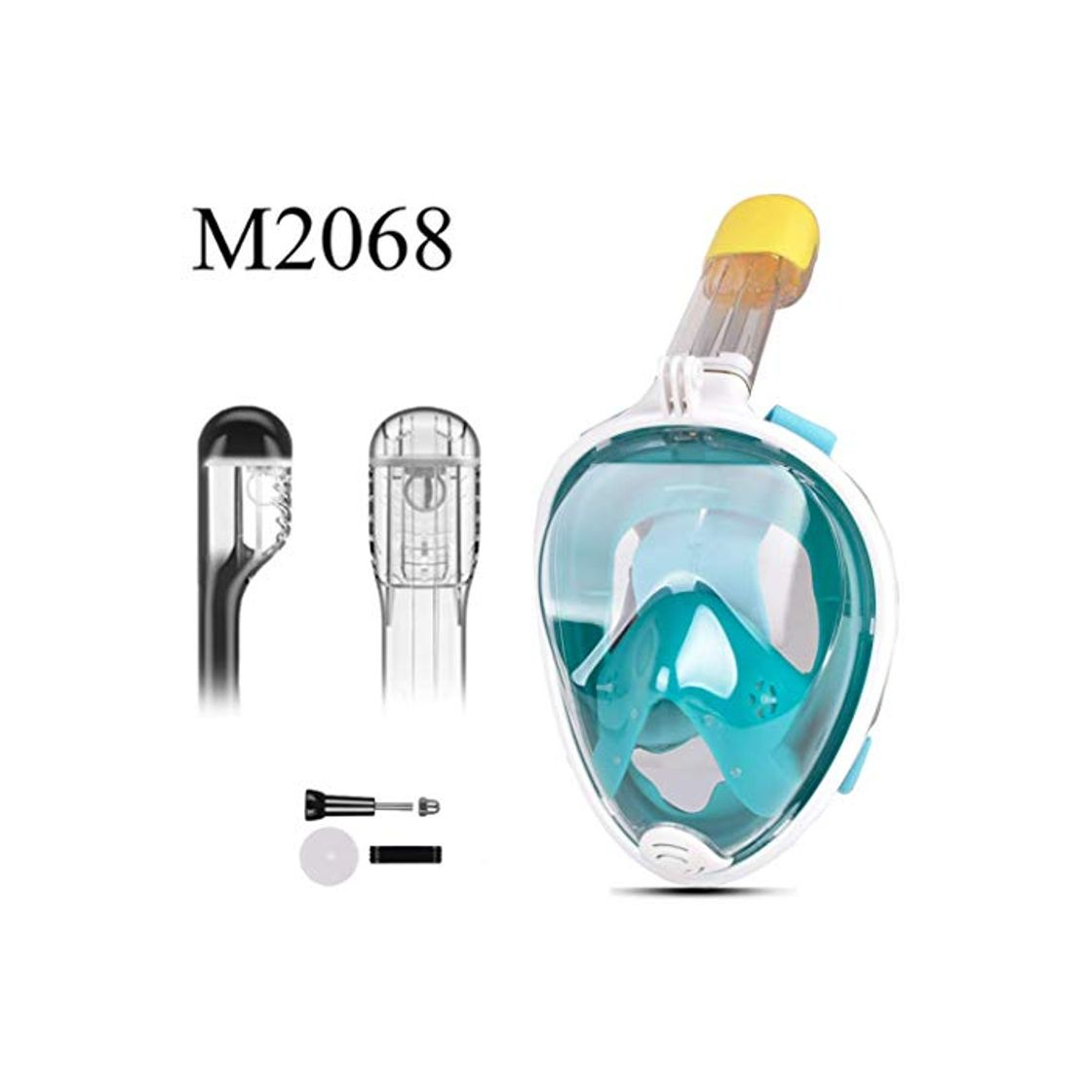 Social ALTRUISM 2019 Nueva Mascarilla De Snorkel De Cara Completa Conjunto Buceo Entrenamiento De Natación Subacuática Buceo Mergulho Máscara De Snorkel para Cámara Gopro