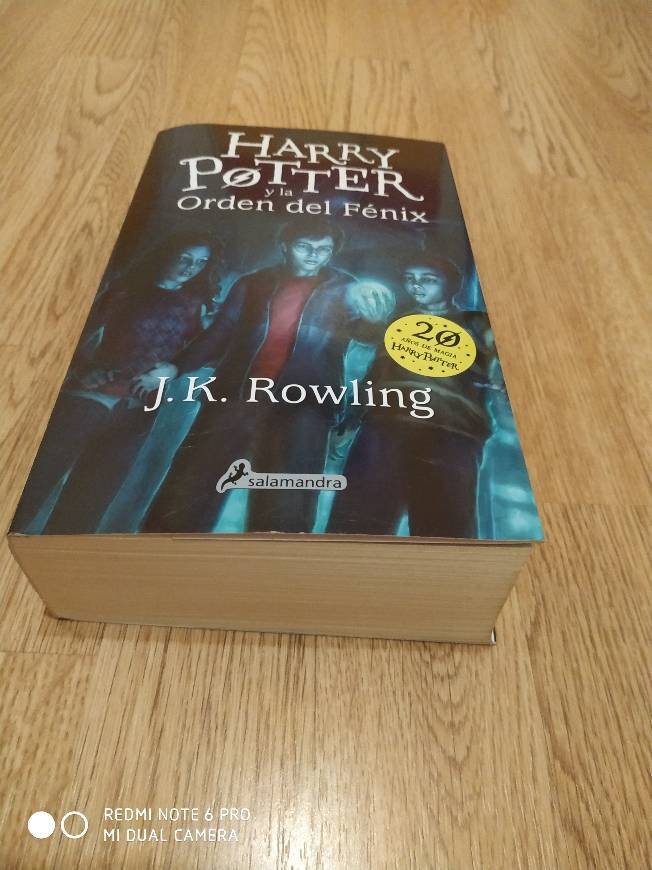 Libro Harry Potter y La Orden Del Fenix