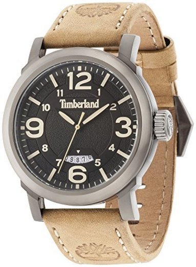 Timberland Reloj Analogico para Hombre de Cuarzo con Correa en Piel TBL14815JSU.02