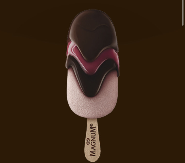 Product Magnum Double Framboesa