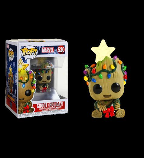 Funko! Pop Marvel Holiday Groot with Lights & Ornaments