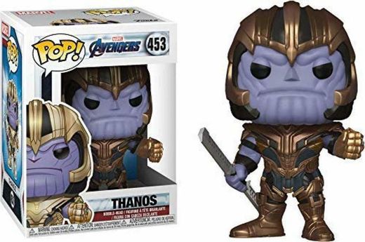 Funko- Pop Bobble: Avengers Endgame: Thanos Collectible Figure, Multicolor, Estándar