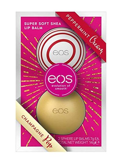 Eos Winter Edition Duo Set Lip Balm Sphere Box