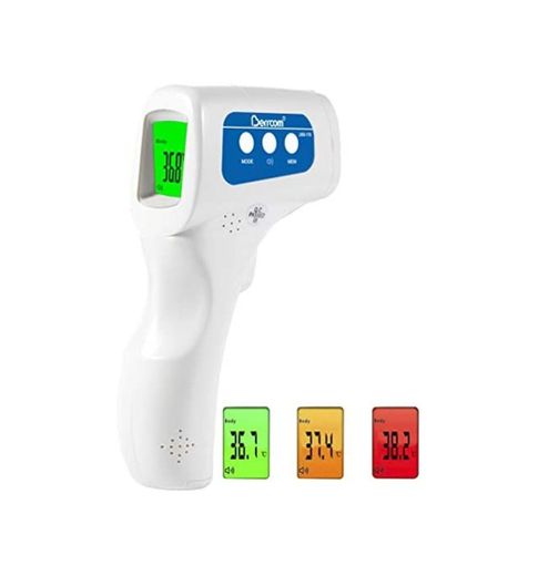 Berrcom termómetro de frente infrarrojo sin contacto