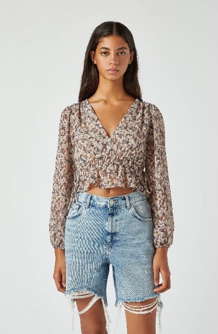 Social Blusa PULL&BEAR 