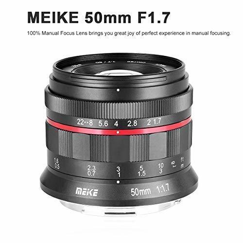 Place MEIKE MK-50MM F/1.7 RF-Mount Prime Lens Compatible with Canon Full Frame EOS