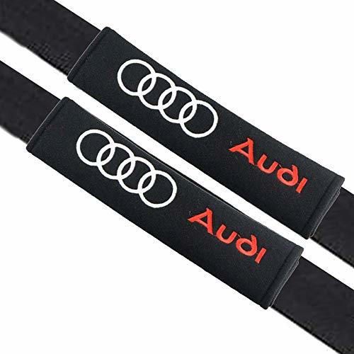 VILLSION 2Pack Almohadillas para cinturón de seguridad Auto accesorios Audi