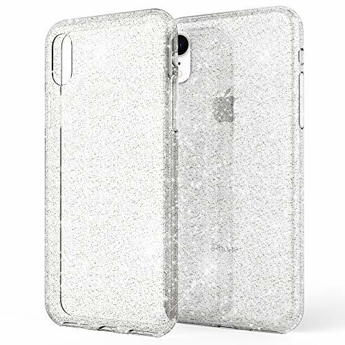 NALIA Glitter Funda Compatible con iPhone XR, Brillante Cubierta Protectora Silicone Carcasa