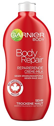 Social Reparación Garnier Body Reparación Crema Leche, 6er Pack