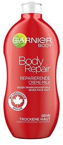 Reparación Garnier Body Reparación Crema Leche, 6er Pack