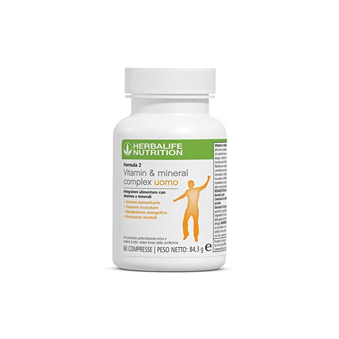 Belleza Herbalife multivitaminico para hombre 60 tabletas