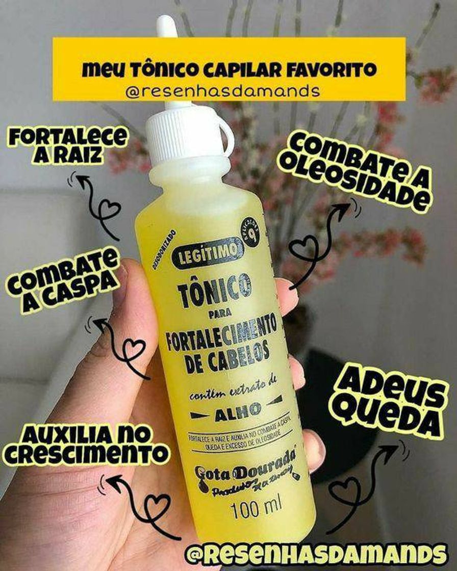 Moda Tônico de alho ótimo para o fortalecimento dos cabelos