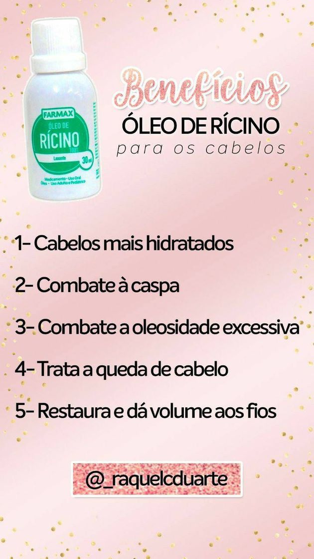 Moda Óleo de rícino