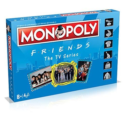 Winning Moves- Friends Monopoly Italian Edition