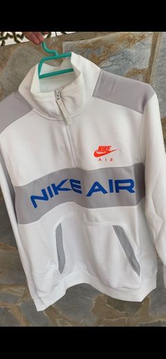 Sudadera Nike Air Gris Azul