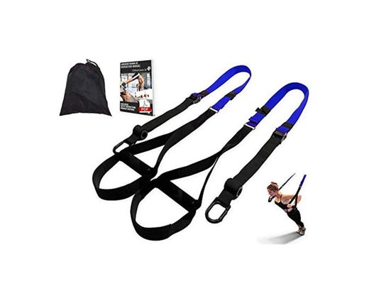 Ortho Care S Fitness - Entrenamiento en Suspension/Funcional con Cuerdas. Kit Multifuncion