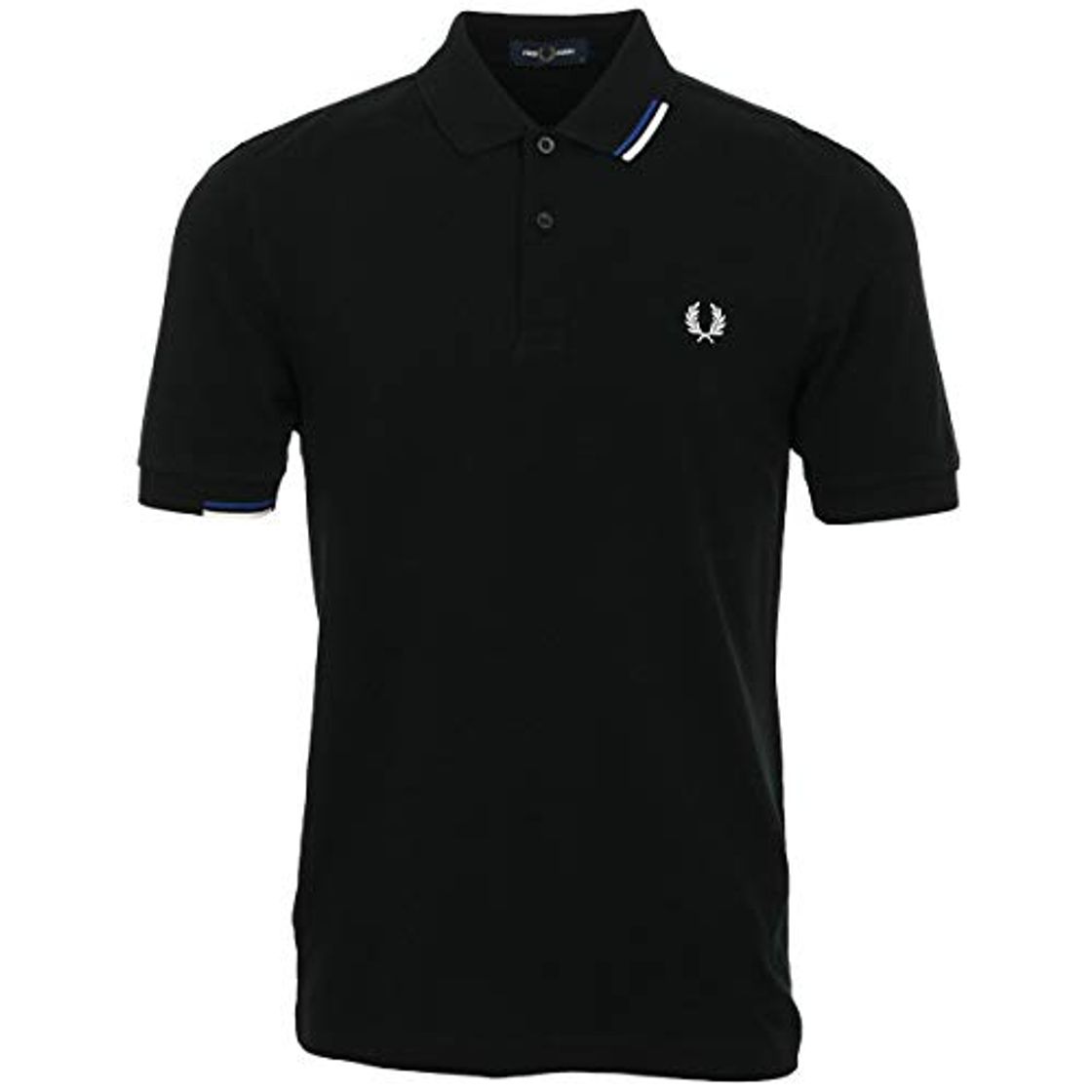 Products Fred Perry Asymmetric Tipped Polo Shirt, Negro