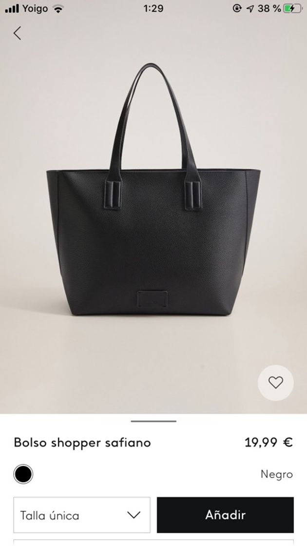 Social Bolso shopper negro