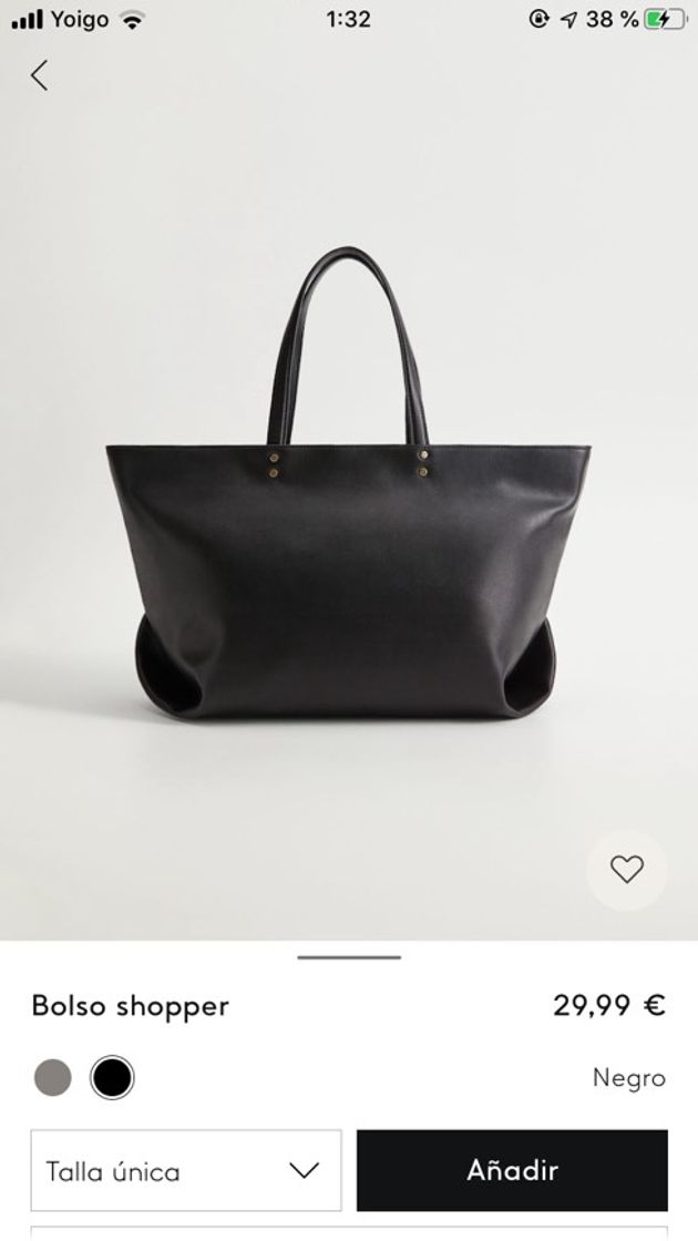 Social Bolso shopper negro