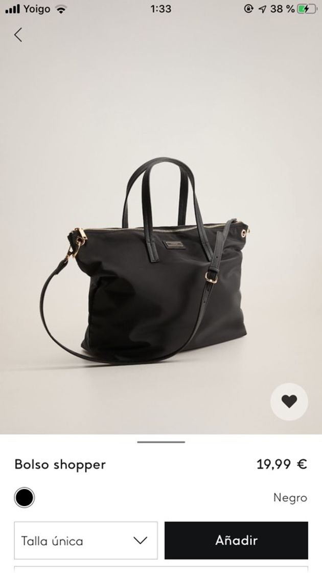 Fashion Bolso shopper negro