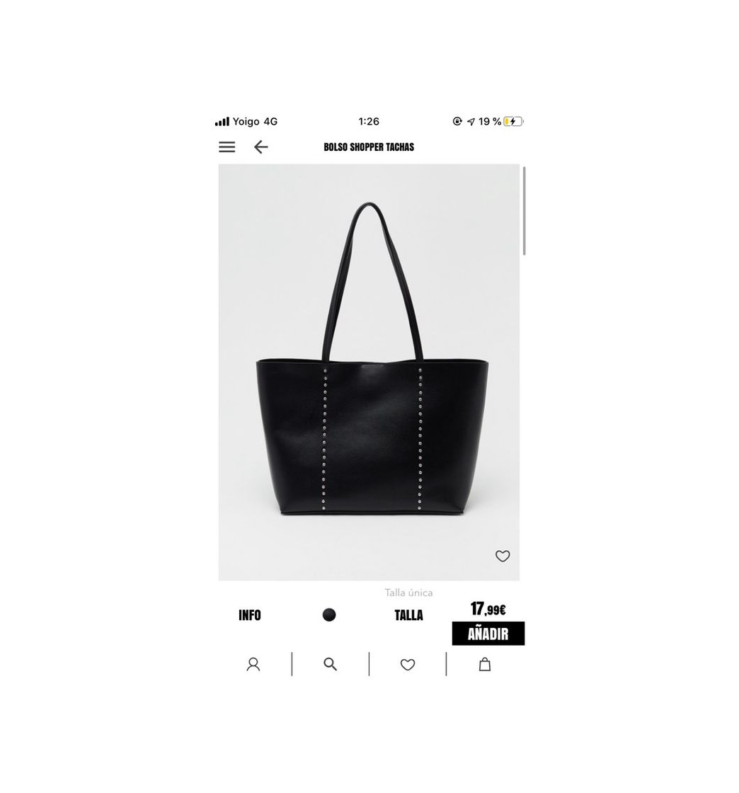 Social Bolso shopper tachas