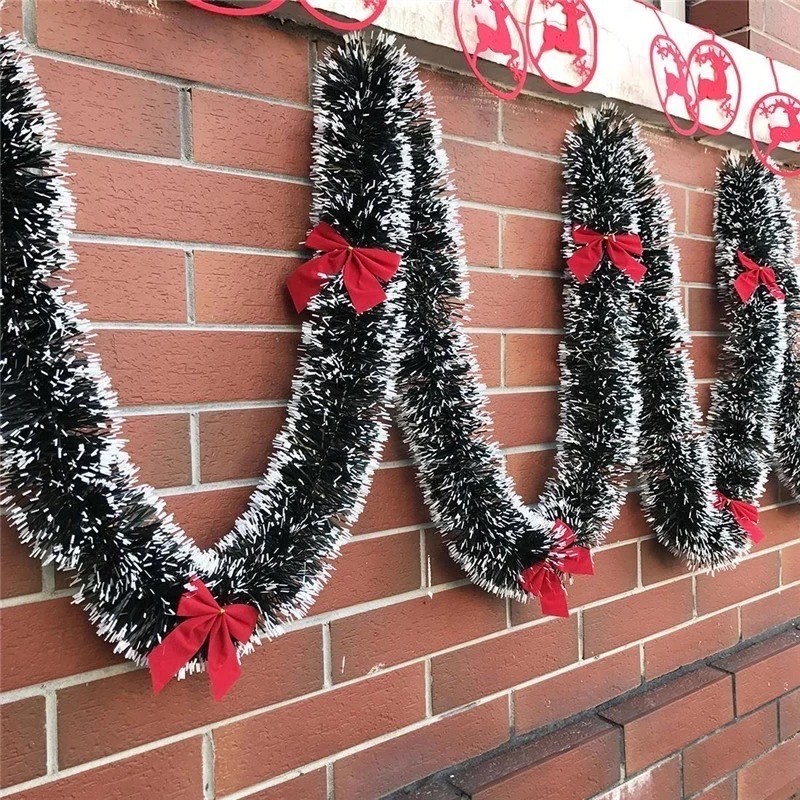 Social Girnalda de Navidad y lazos