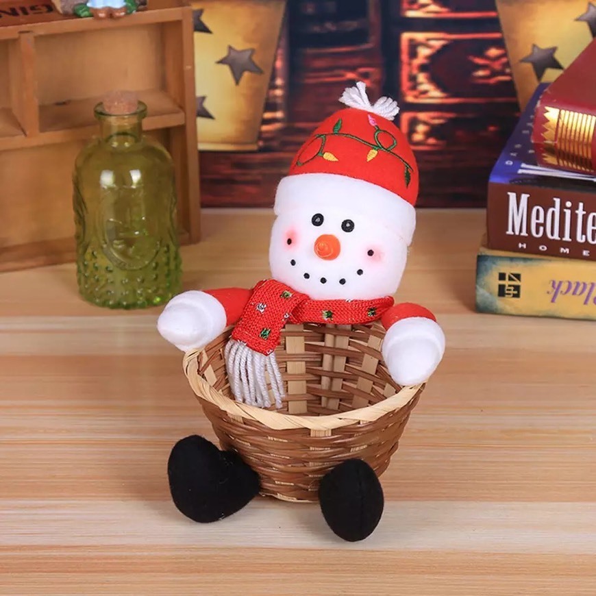 Social Cesta para caramelos Navidad