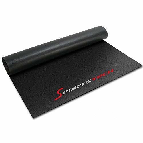 Product Sportstech, Alfombra Fitness 4-6mm para máquina de Ejercicios o Bicicleta. Estera Gimnasio,Esterilla