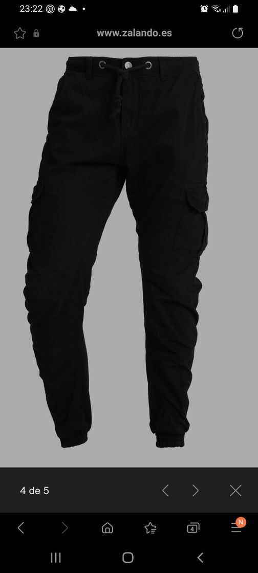 Fashion Pantalón cargo negro SNIPES