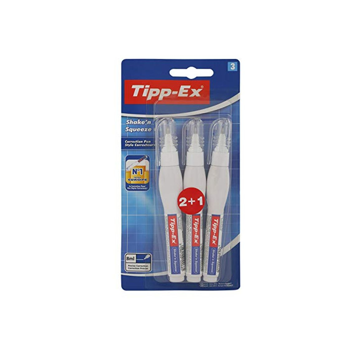 Social BIC Tipp-Ex Shake`n Squeeze - Pack de 2