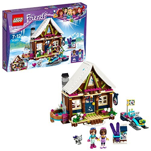 Productos Lego Friends-41323 Friends: estación de esquí: Cabaña, Multicolor, Miscelanea