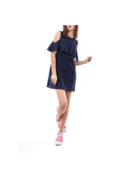 Producto Tiffosi Vestido Tyrell Azul Marino con Hombros Descubiertos