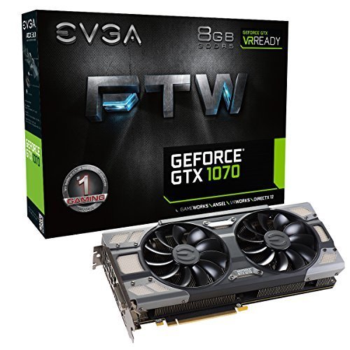 Social EVGA GeForce GTX 1070 FTW GAMING ACX 3.0 Tarjeta gráfica