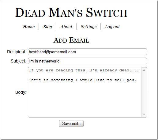 Moda Dead Man's Switch