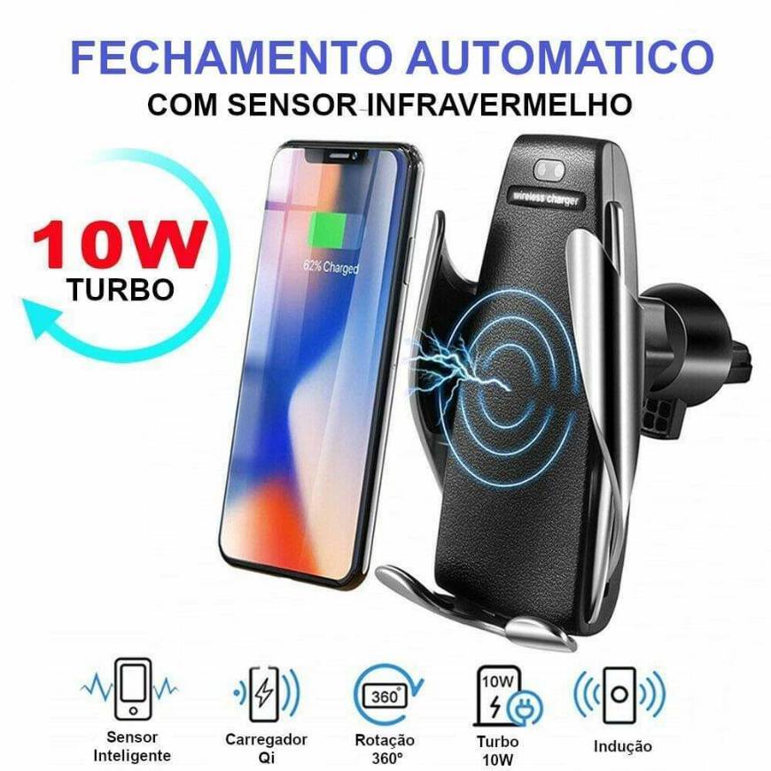 Social Pinguim - Suporte Veicular com Carregador sem Fio