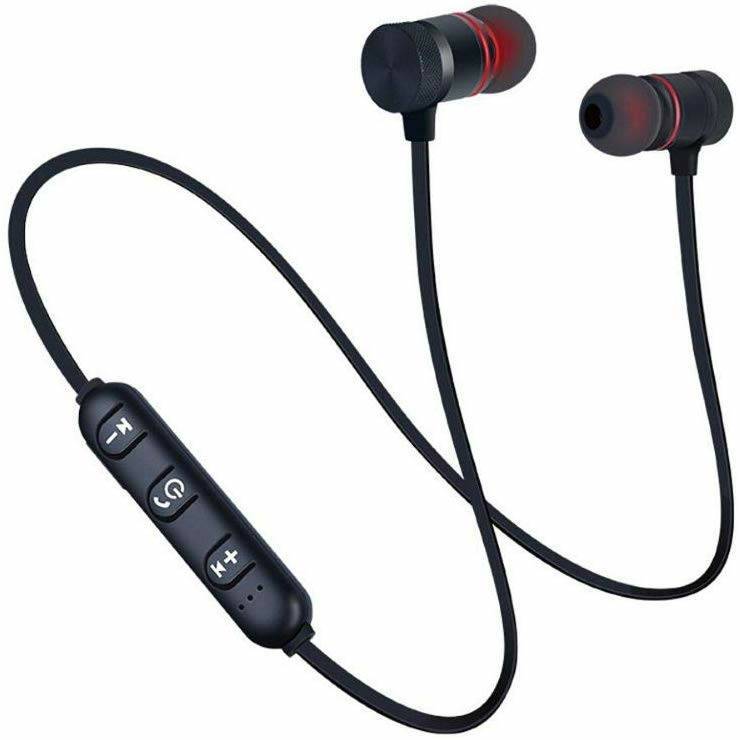 Social Fone de Ouvido Bluetooth 4.1 Magnético Esportivo Metal Sport