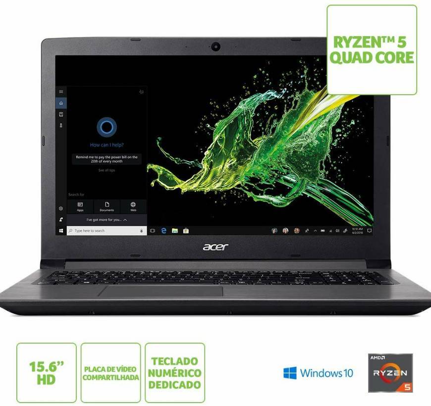 Producto Notebook Acer 15