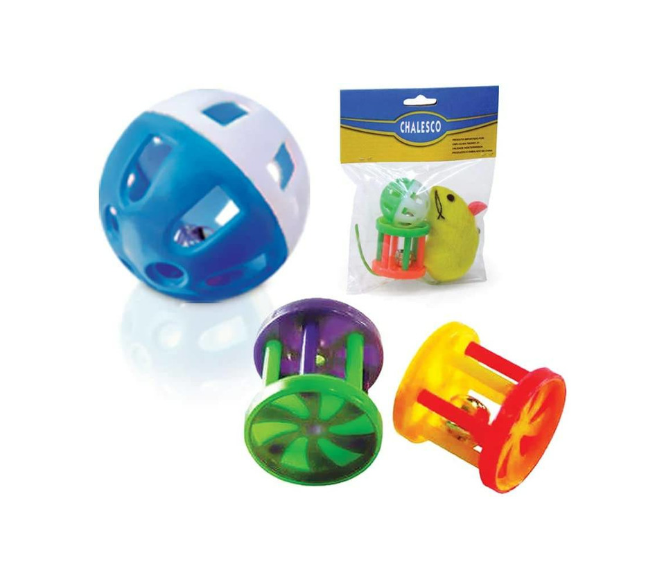 Social Ratinho e Bolinha e Sininho Chalesco para Gatos

