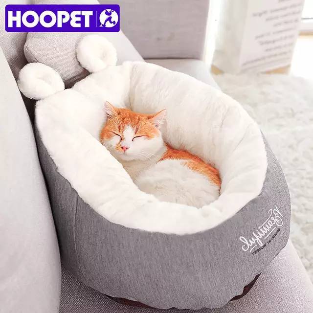 Social Hoopet animal de estimação gato cama do cão aquecimento casa