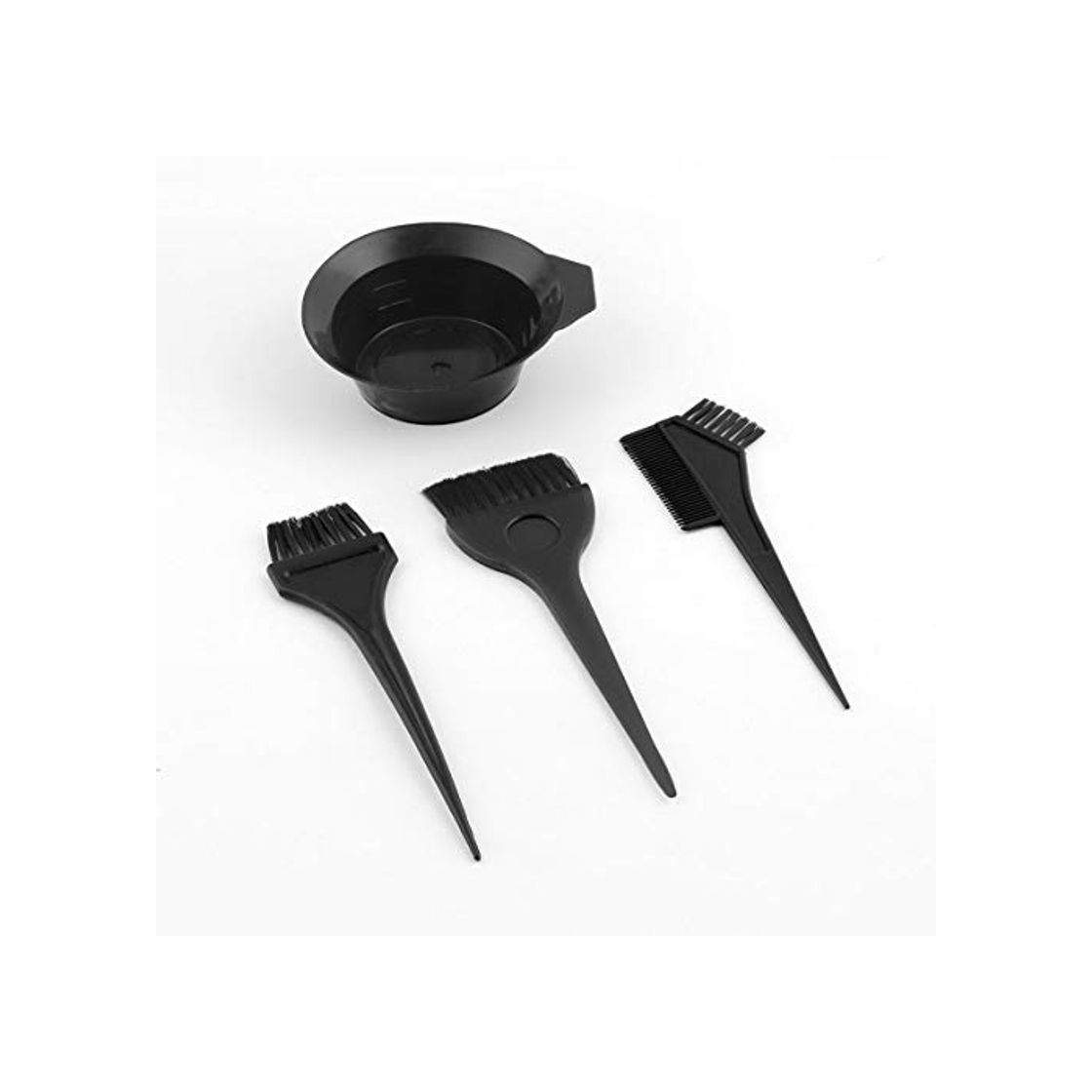 Social Heaviesk 1 Unidades Plástico Negro Tinte para el Cabello Colorante Cepillo Peine