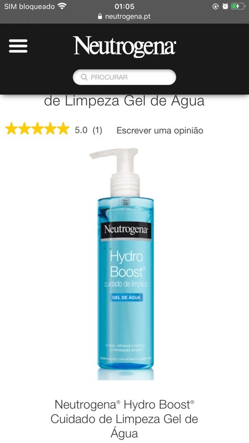 Fashion Gel para lavar o rosto