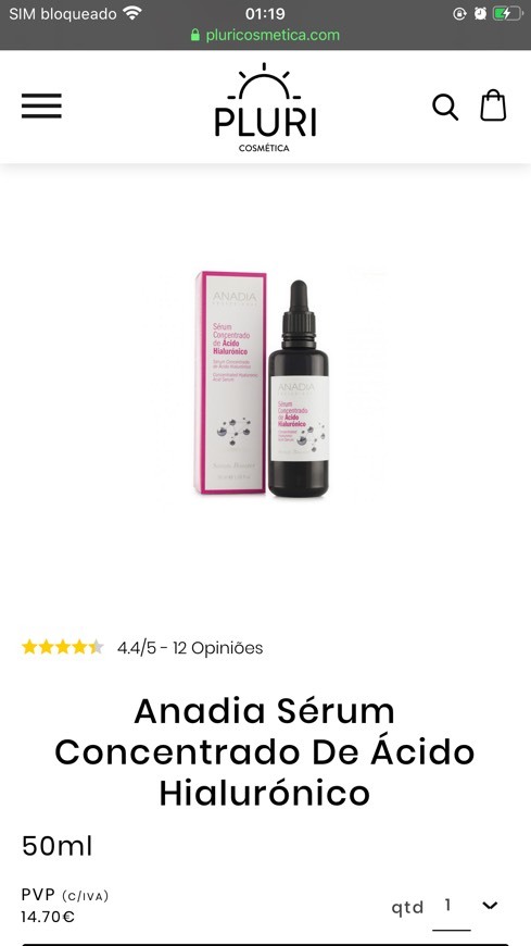 Fashion Serum de ácido hialuronico