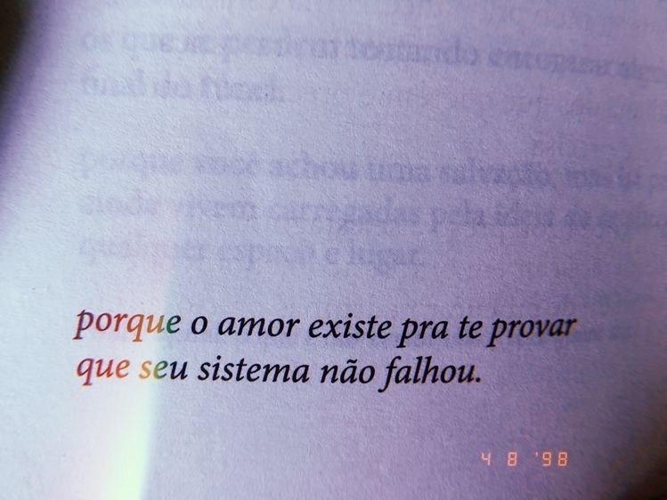 Fashion O amor nunca falha