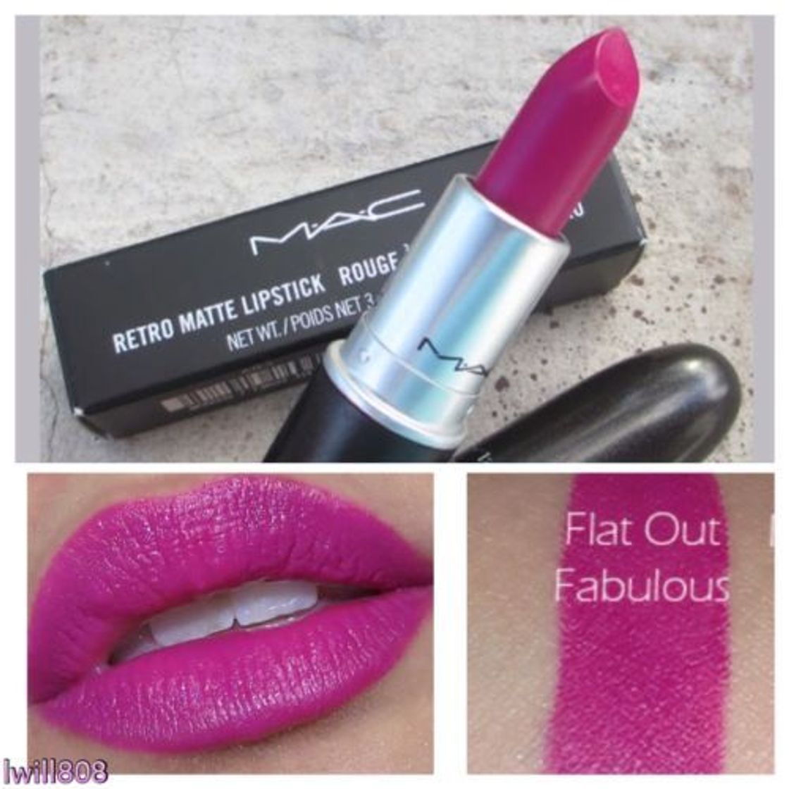Social Mac Flat Out Fabulous Retro Matte Lipstick Limited Edition by M.A.C