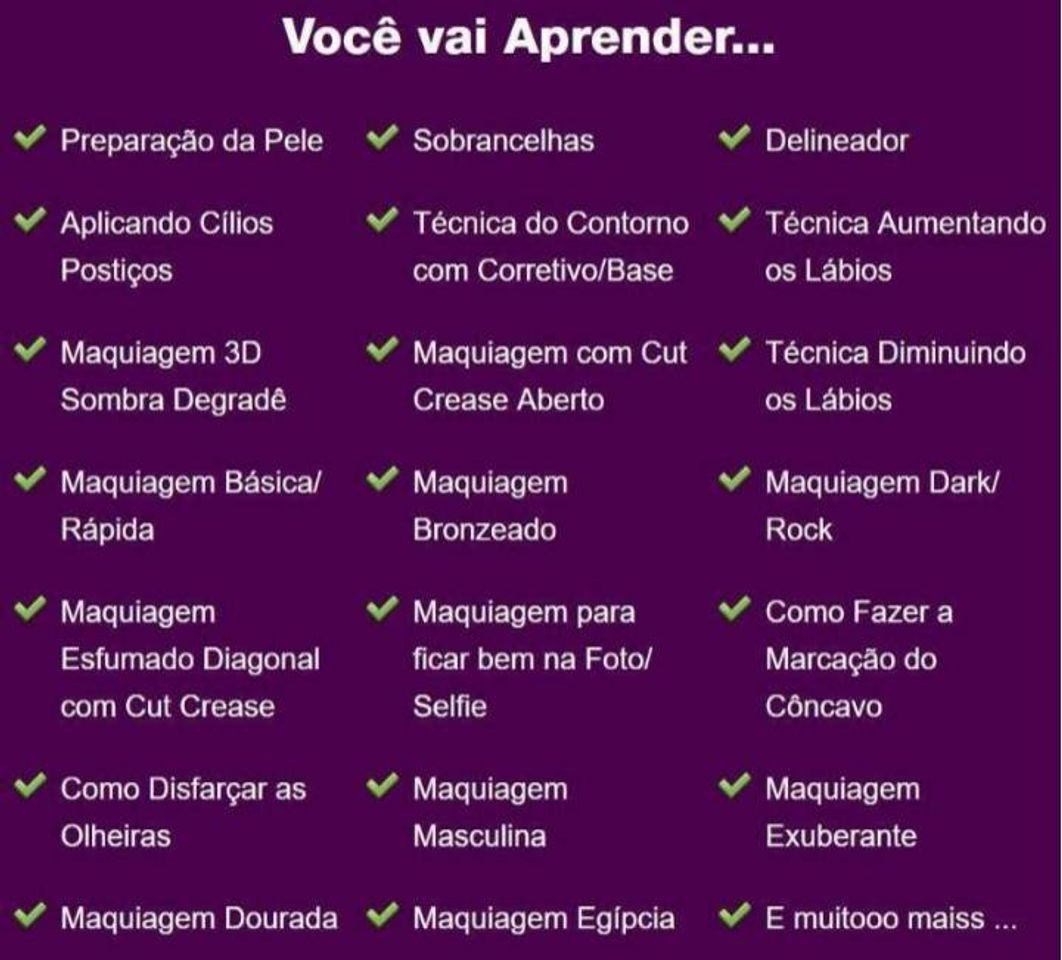 Social CURSO DE MAQUIAGEM NA WEB 🥰🥰