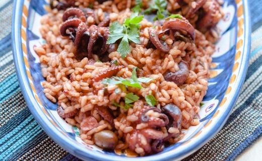 Arroz de 🐙 