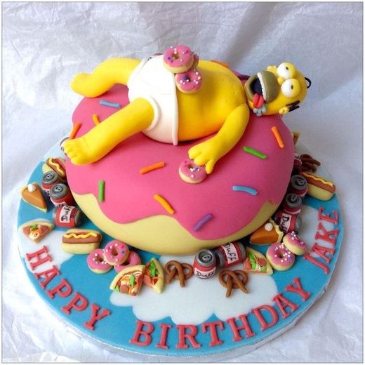 Simpsons cake