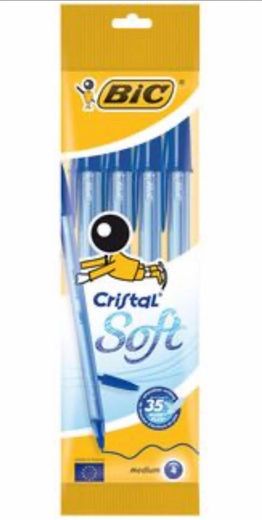 Canetas Bic Cristal Soft 